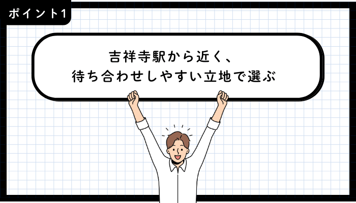 吉祥寺おしゃれ居酒屋ポイント1
