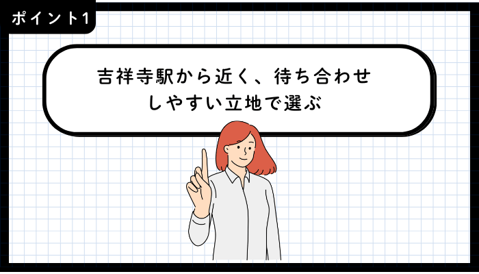 吉祥寺女子会おすすめポイント1